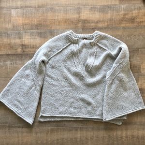 Free People bell sleeve sweater